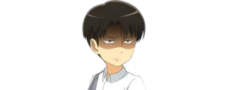 🔰 Levi Ackerman Attack on Titan anime, attack on titan, levi, character, manga telegram sticker
