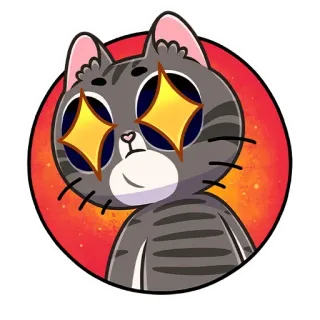 🤬 chat, animal, autocollant, dessin animé, mignon, animal de compagnie whatsapp sticker