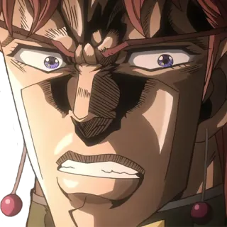 😱 Kakyoin Noriaki JoJo's Bizarre Adventure Anime, Manga, Jojo, Kakyoin, Noriaki telegram sticker