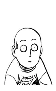 😱 Saitama One-Punch Man BULLS anime, manga, one-punch man, saitama, bald, hero telegram sticker