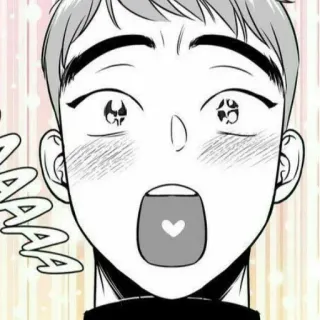 😍 cartoon, manga, anime, boy, heart, cute telegram sticker