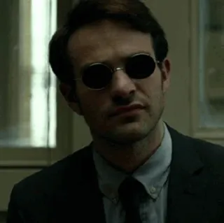 🕶 Matt Murdock Daredevil Сорвиголова, Мэтт Мердок, Marvel, Слепой, Супергерой, Чарли Кокс telegram sticker