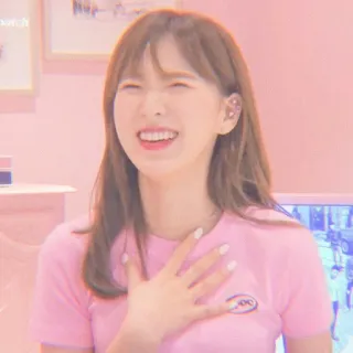 🏹 Wendy mujer, chica, sonriendo, alegre, persona, K-pop, Wendy, Red Velvet whatsapp sticker