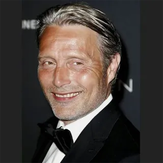 😁 Mads Mikkelsen 俳優, 男性, 有名人, ポートレート telegram sticker