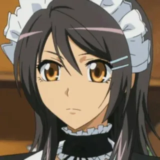 📌 Misaki Ayuzawa Kaichou wa Maid-sama! Anime, Mädchen, Maid, Brünette, Misaki Ayuzawa telegram sticker