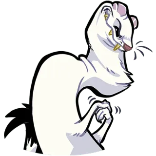 chpic.su • @Premium_Emojis_Telegram | Горностай Гера telegram stickers