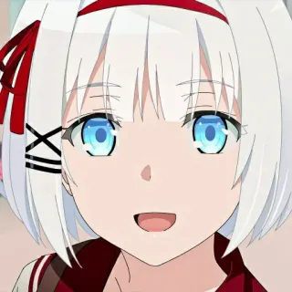 😀 anime, character, cute, portrait, animated, girl telegram sticker