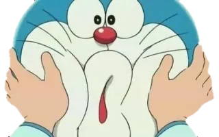 😳 Doraemon anime, desenho animado, Doraemon, personagem whatsapp sticker