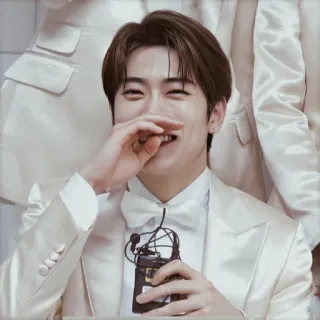 📸 kpop, 在玹, nct, 歌手, 男, 白色西装, 偶像 telegram sticker