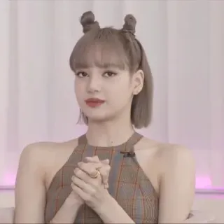 🐾 Lisa persona, donna, celebrità, cantante, kpop, ritratto whatsapp sticker