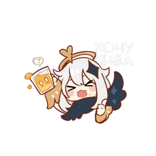 Геншин Импакт @nyasticks telegram stickers