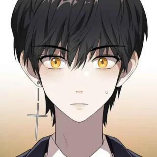 🩸 Аниме, Манга, Парень, Персонаж, Иллюстрация, Искусство, Портрет telegram sticker