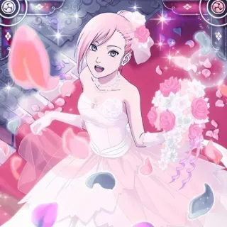 🌸 Sakura Haruno Naruto anime, manga, wedding, sakura, dress telegram sticker