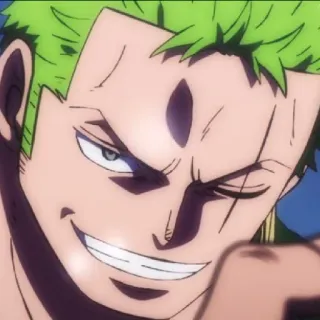 🏴‍☠️ Zoro One Piece Аниме, Ван Пис, Ророноа Зоро, Зоро, Мечник telegram sticker