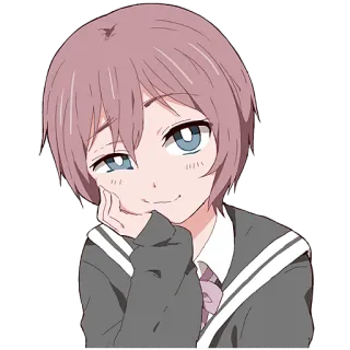 ☺️ anime, manga, girl, cute, cartoon telegram sticker