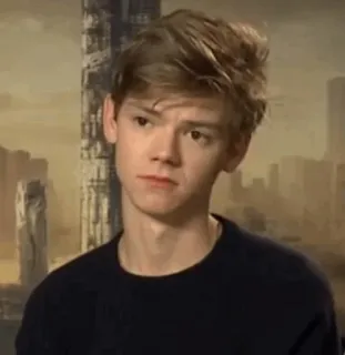 🕸 Thomas Brodie-Sangster actor, retrato, hombre, famoso telegram sticker
