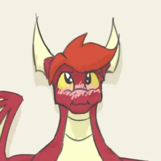 😣 Kreskówka, Smok, Słodki, Zwierzę, Postać, Ilustracja telegram sticker