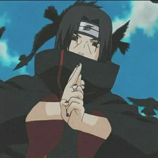 👁 Itachi Uchiha Naruto anime, itachi, uchiha, naruto, manga, ninja, personaje whatsapp sticker