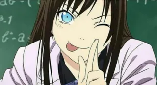 ⛓ Hiyori Iki Noragami Anime, Personagem, Garota, Desenho animado, Hiyori Iki, Noragami telegram sticker