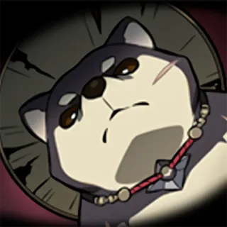 😶 หมา, ชิบะ อินุ, นินจา, สัตว์, การ์ตูน, สติกเกอร์ telegram sticker