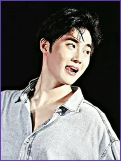 📍 hombre, coreano, ídolo, cantante, actor, lengua telegram sticker