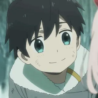 🦋 Hiro Darling in the Franxx Anime, Postać, Hiro, Darling in the Franxx telegram sticker