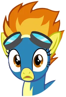 😧 Windy Whistles My Little Pony pegasus, my little pony, cartoon, windy whistles, animated, equine whatsapp sticker