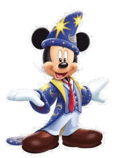 💙 Mickey Mouse Cartone animato, Topo, Disney, Magia, Mago telegram sticker