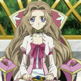 🔗 Euphemia li Britannia Code Geass Anime, Personagem, Euphemia, Code Geass, Princesa telegram sticker