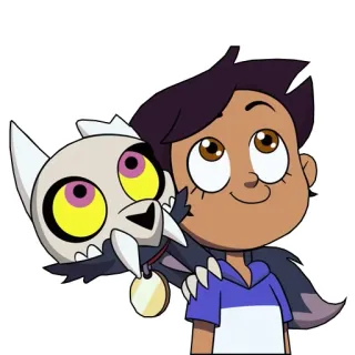 🙄 Luz Noceda The Owl House Kartun, Karakter, Animasi, Fantasi, Televisi, The Owl House telegram sticker