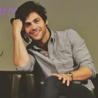 📚 Matthew Daddario man, actor, celebrity, male, portrait, smiling telegram sticker