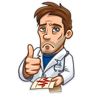 Skeptical Doc telegram stickers