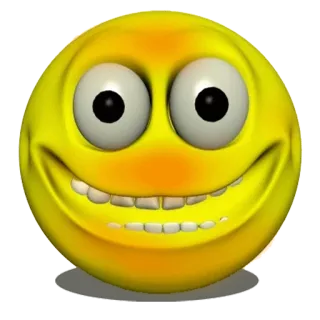 💩 表情符号, 笑脸, 黄色, 卡通 telegram sticker