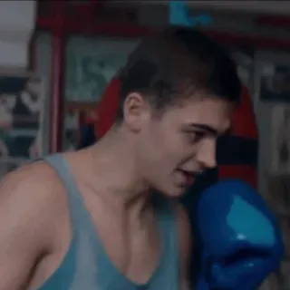 🔸 homem, boxe, fitness, atleta, retrato telegram sticker