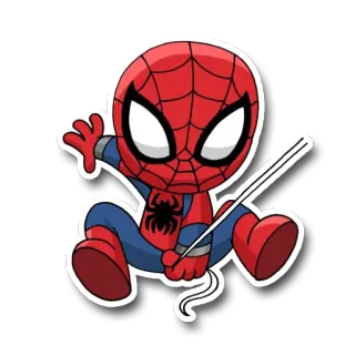 🕸 Spider-Man Spider-Man, Superhero, Marvel, Comic book, Cartoon, sticker telegram sticker