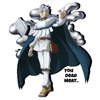 Black Clover telegram stickers