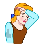 😮💨 Cinderella Cartone animato, Personaggio, Cenerentola, Facepalm telegram sticker