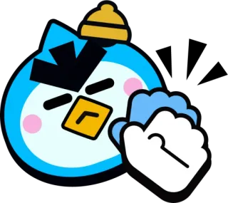 👏 Mr. P Brawl Stars Brawl Stars, Mr. P, gioco, gioco mobile, sticker, colpo, pinguino whatsapp sticker