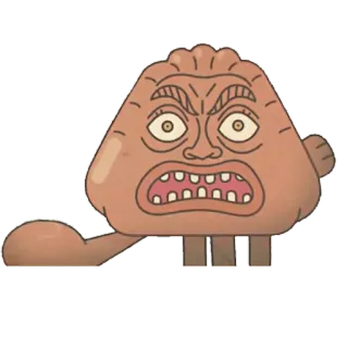 👹 Dessin animé, En colère, Animé, Personnage, Drôle telegram sticker