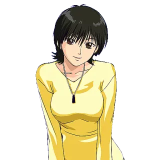 🙃 anime, woman, character, illustration, cartoon telegram sticker