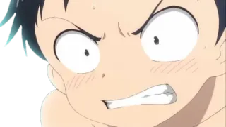 😡 anime, expressão, rosto, desenho animado telegram sticker