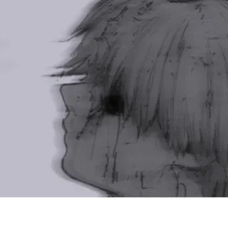 🖤 anime, sad, character, crying, manga, gore whatsapp sticker