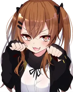 😈 anime, girl, cute, cartoon, character, illustration telegram sticker