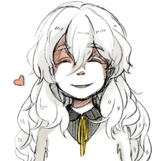 ☺️ anime, illustration, character, cute, cartoon telegram sticker