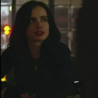 🥀 Jessica Jones serie tv, supereroe, donna, capelli scuri, netflix telegram sticker