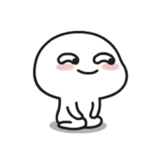 😏 Desenho animado, Fofo, Emoji, Sticker, Feliz telegram sticker