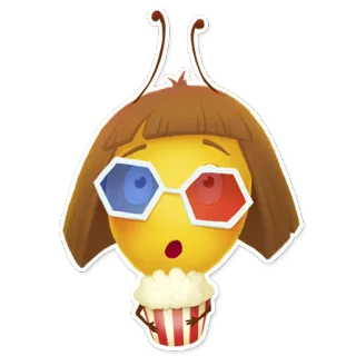 Polly Bee telegram stickers
