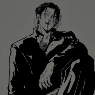 🖤 Suguru Geto Jujutsu Kaisen anime, manga, blood, gore, suguru geto, jujutsu kaisen whatsapp sticker