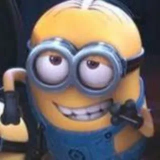 😏 Minion Despicable Me cartoon, minion, funny, character telegram sticker