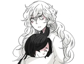 🩹 anime, manga, hug, friendship, love, affection telegram sticker